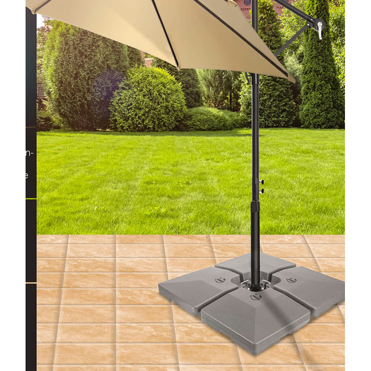 Dakota Fields Ariyella Plastic Free Standing Umbrella Base Wayfair.co.uk